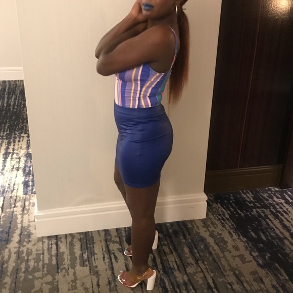 PVC Transparent Strap Chunky High Heels - Picture 4 of 7